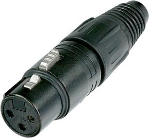 Neutrik NC 3 FXBAG XLR Stecker female schwarz