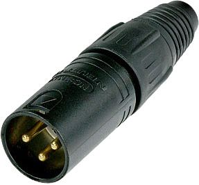 Neutrik NC 3 MXB XLR Stecker male schwarz