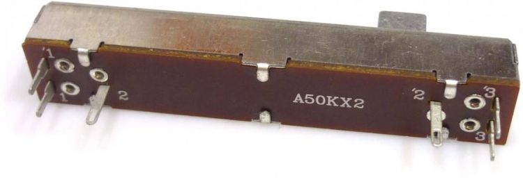 Fader 50KAx2 45mm PM-211/311 (Kanal)