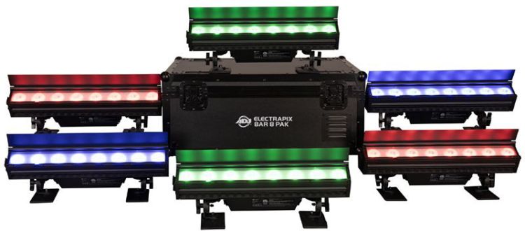 ADJ ElectraPix Bar 8 Pak LED-Bar Set