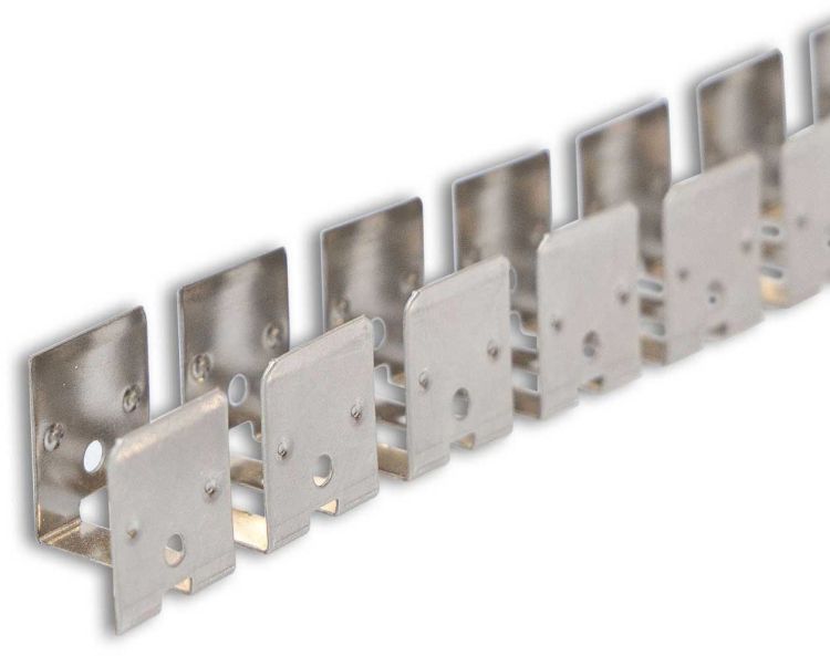 ISOLED LED Aufbauprofil eloxiert, gezahnt und flexibel für NEON Flexband B13H13, 100 cm
