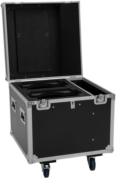 ROADINGER Flightcase PRO 2x IP TMH-W285 mit Rollen
