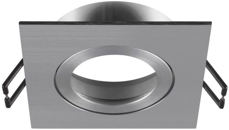 SLV NEW TRIA® 68, Deckeneinbauring, L: 8.2 B: 8.2 H: 2.6 cm, IP 20, aluminium -B-Stock-