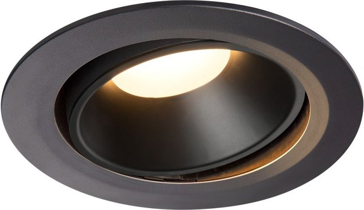 SLV NUMINOS® MOVE DL XL, Indoor, luminaria empotrada de techo led negro/negro 3000 K 40 °
