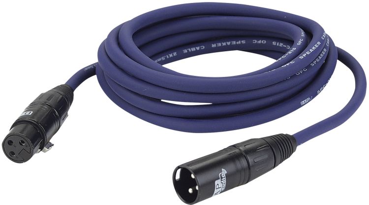 DAP FS03 - XLR/F 3 p. > XLR/M 3 p., 2 x 1,5mm2 6 m