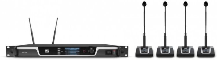 LD Systems U508 CS 4 4-Kanal kabelloses Konferenzsystem