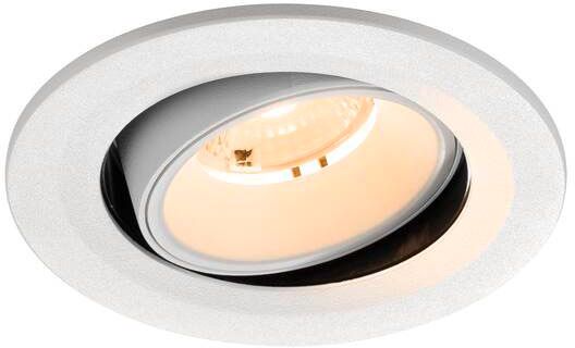 SLV NUMINOS® MOVE S, Deckeneinbauleuchte, 2700 K, 40°, IP20, rund, weiß