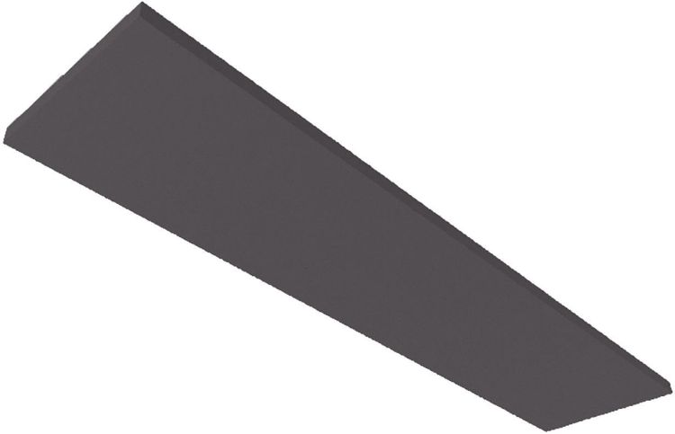 ISOLED Akustikabsorber H25 für Leuchtenrahmen mit Innenformat 320x1500mm, anthrazit