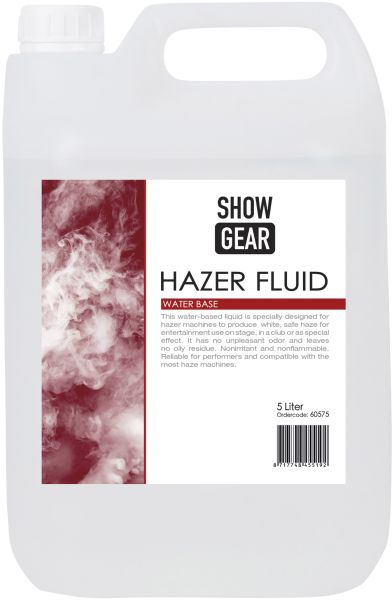 Showtec Hazer Fluid 5 Liter Waterbasis