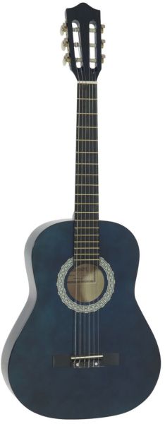 DIMAVERY AC-303 Klassikgitarre 3/4, blau