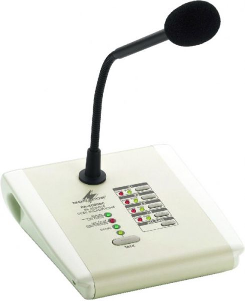 MONACOR PA-4000RC ELA-Tischmikrofon