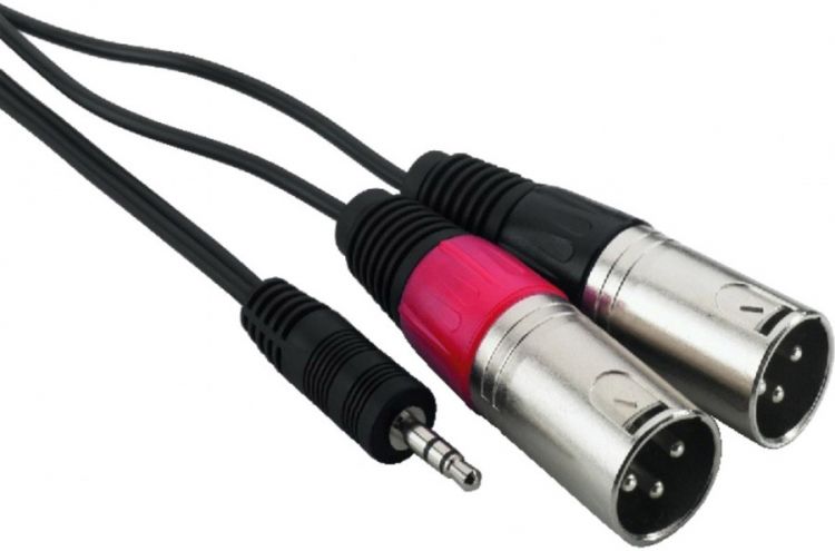 MONACOR MCA-129P Audio-Verbindungskabel, 1m