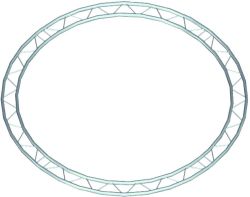 ALUTRUSS BILOCK Element f.Circle 2m ins. hori.90°