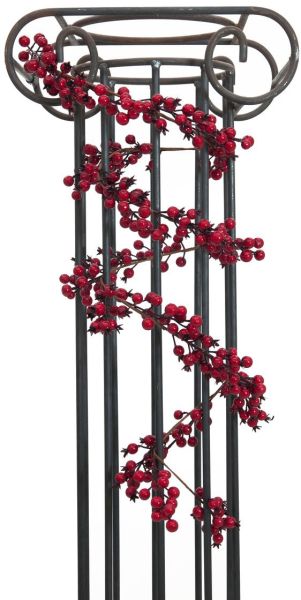 EUROPALMS Beerengirlande rot 180cm