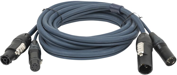 DAP-Audio FP-14 Hybrid Cable - powerCON TRUE1 & 5-pin XLR - DMX / Power DMX & Strom - 10 m