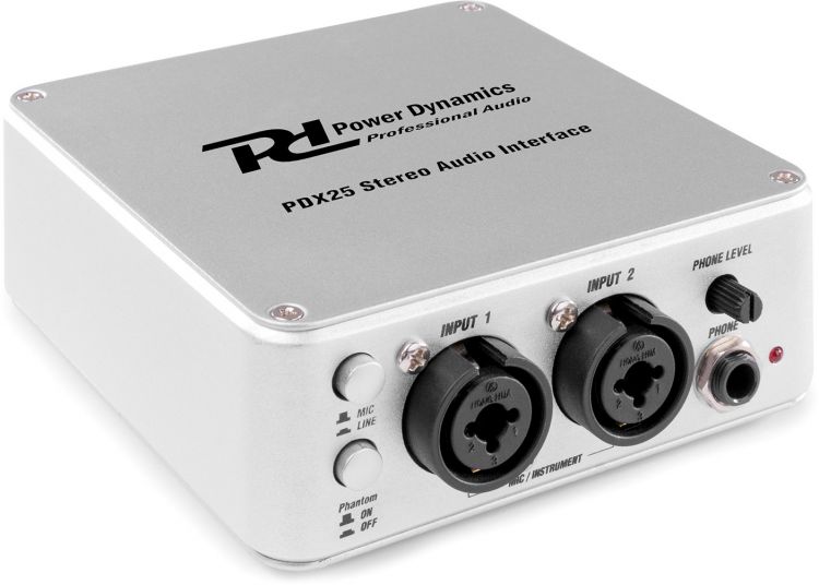 Power Dynamics PDX25 USB-Audio-Schnittstelle 2CH