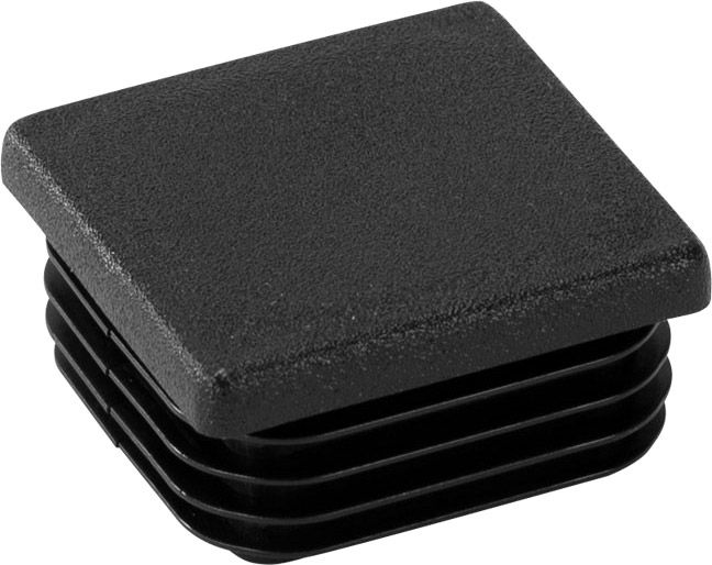 Riggatec Endkappe Schwarz für 40 x 40 x 1-3 mm Rohr Vierkant