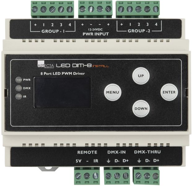 Showtec LED Dim-8 Install - Din-rail