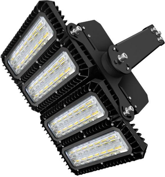ISOLED LED Flutlicht 450W, 130x25° asymmetrisch, variabel, DALI dimmbar, warmweiß, IP66