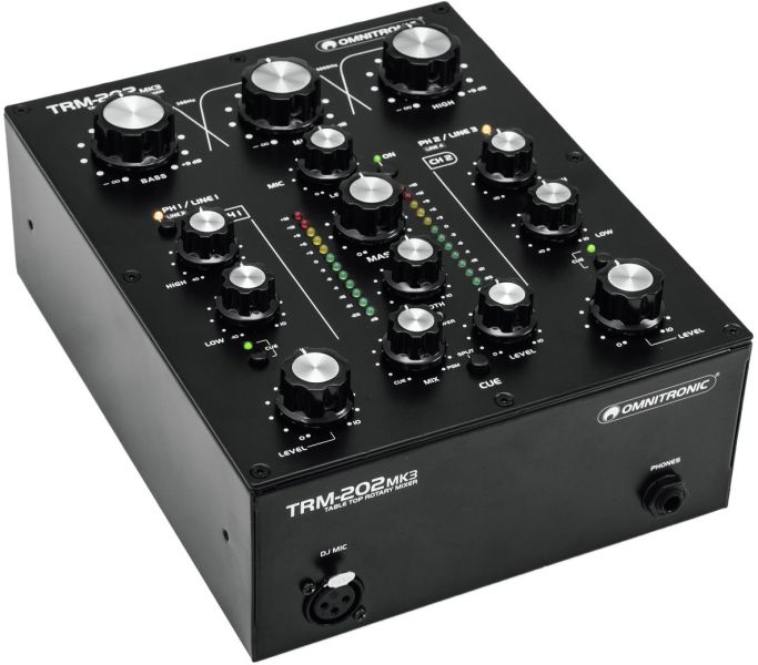 OMNITRONIC TRM-202MK3 2-Kanal Rotary-Mixer
