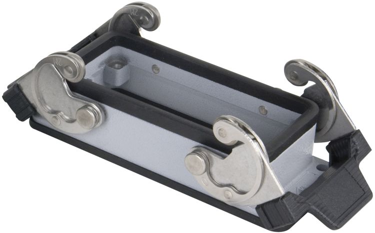 16/72 Pole Chassis Open Bottom/Clips Grey