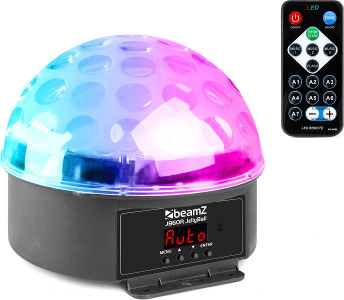 beamZ JB60R Jelly Ball DMX LED 6 Farben