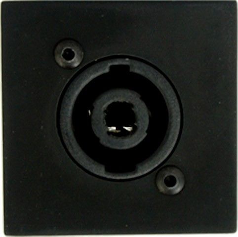 Audac CP 45 SPEB Anschlussplatte mit Lautsprecher Buchse schwarz