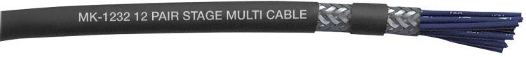 DAP-Audio MK-1232 - Studio Multicore 12-paariges Kabel, doppelt geschirmt