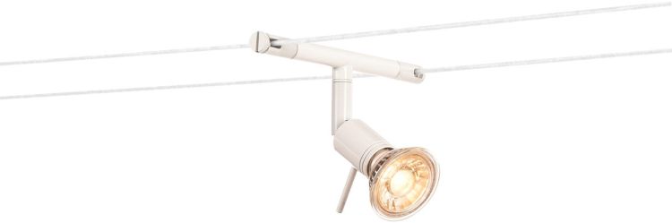 SLV SYROS Seilleuchte für TENSEO Niedervolt-Seilsystem, QR-C51, weiß