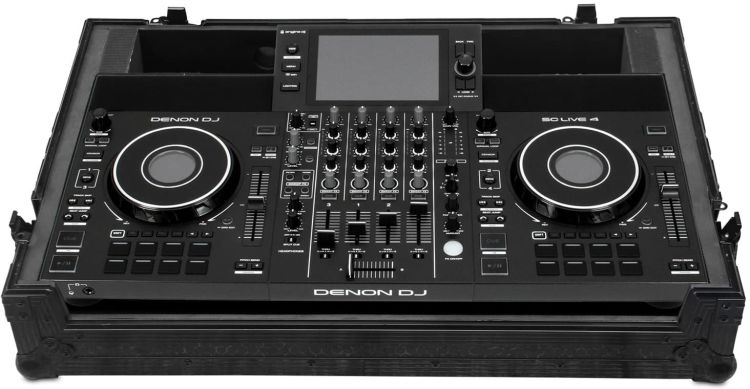 UDG Ultimate Flight Case Denon DJ SC LIVE 4 Schwarz Plus (Rollen)