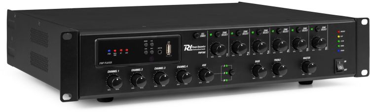 Power Dynamics PMP360 Kommerzieller Mixer-Verstärker 360W 6 Zonen -B-Stock-