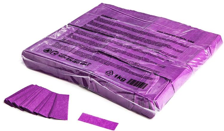 Magic FX Slowfall Konfetti Rechteckig 55x17mm - Lila 1kg