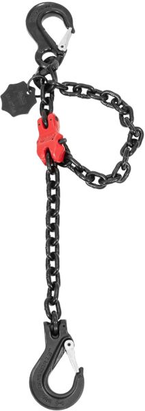SAFETEX Anschlagkette EN818-4 mit Verkürzungsklaue-Sicherung 1m WLL2000kg