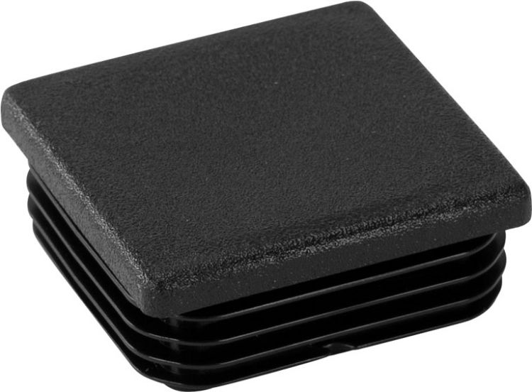 Riggatec Endkappe Schwarz für 50 x 50 x 0,8-3 mm Rohr Vierkant
