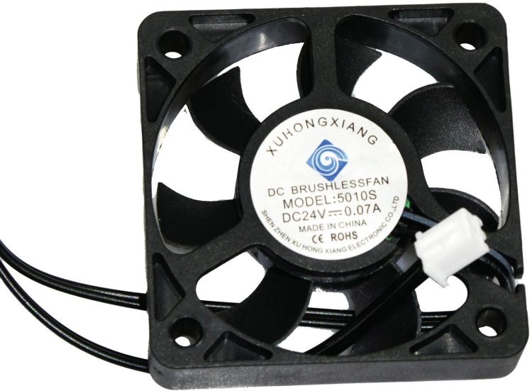 Lüfter 24V/0,07A 50x50x12 (5010S)(L=300mm)