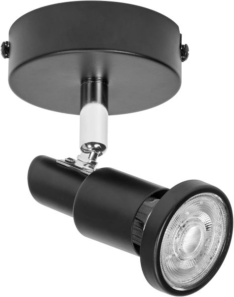 LEDVANCE LED-Spot GU10 Schwarz 1 x 3,4 W 927 DIM