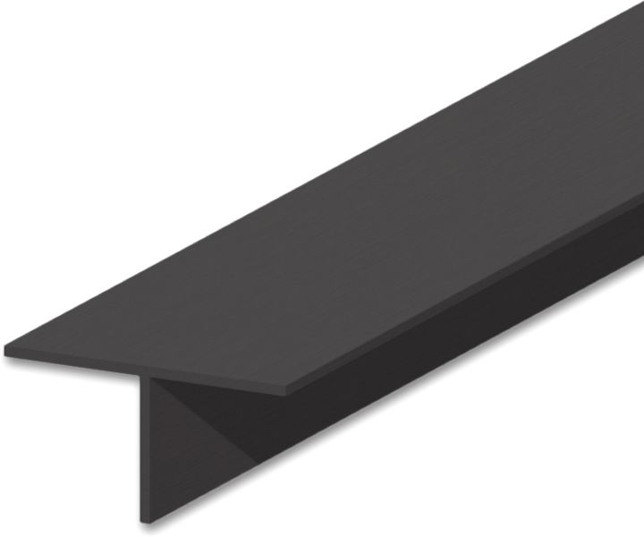 ISOLED LED Trockenbau T-Profil 12,schwarz 9005 200cm