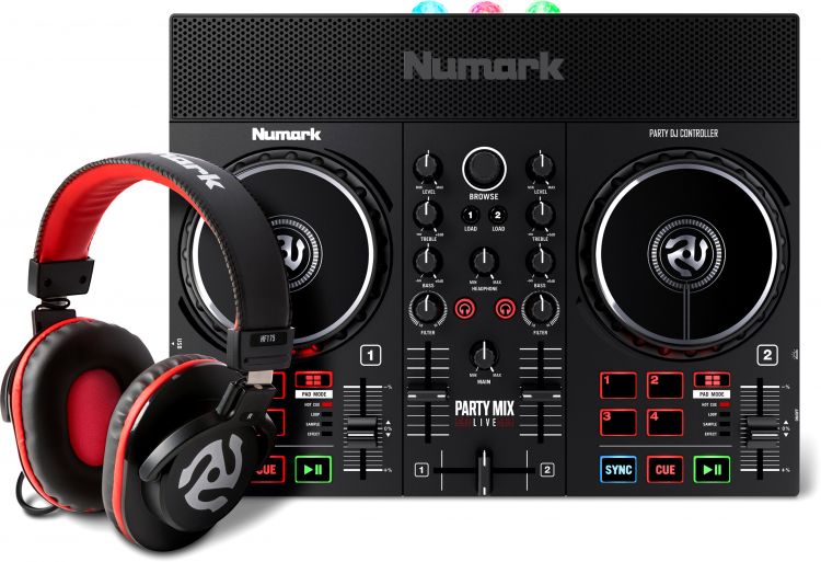 Numark Partymix Live + HF175 Bundle