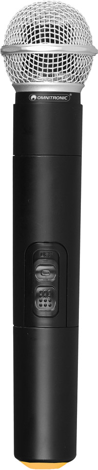 OMNITRONIC Système de microphone portable UHF-E4 823,6/826,1/828,6/831,1 MHz