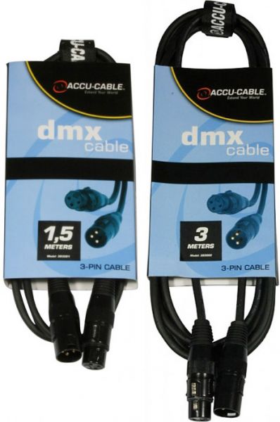 4 x DMX Kabelset für Showtec LED Par 56