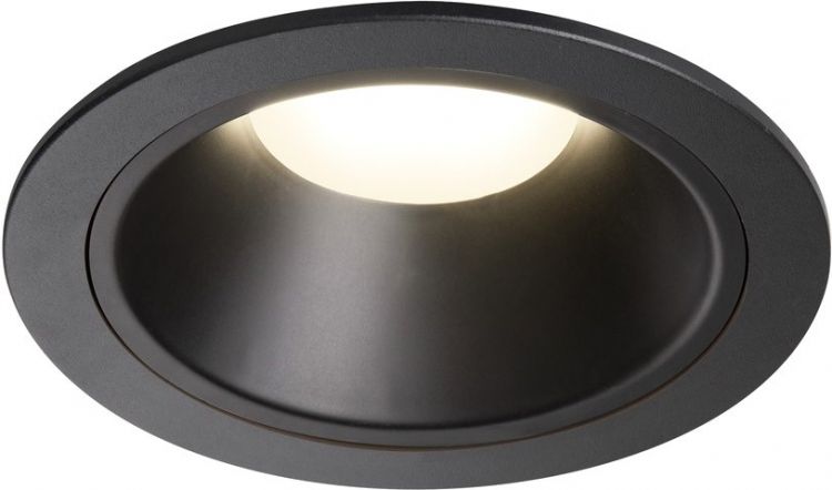 SLV NUMINOS, encastré de plafond intérieur, 40°, noir, LED, 4000K