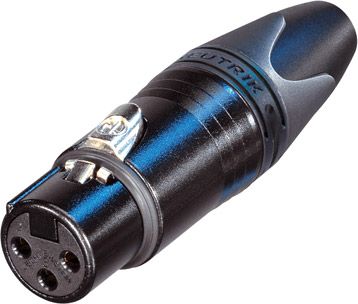 Neutrik NC3FXX-B - 3-pol XLR Stecker female