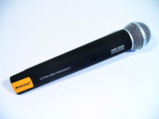 OMNITRONIC Mikrofon komplett für UHF-500 (orange)