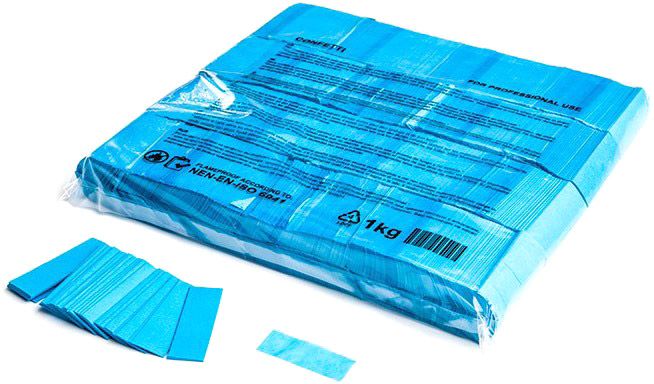 Magic FX Slowfall Konfetti Rechteckig 55x17mm - Hellblau 1kg