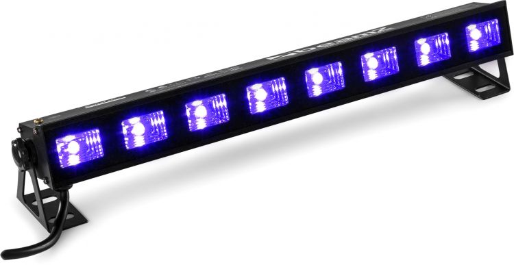 beamZ BUVW83 BAR 8x 3W UV/Weiß 2in1 LED