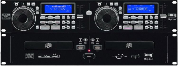 IMG STAGE LINE CD-292USB Dual-CD-Spieler