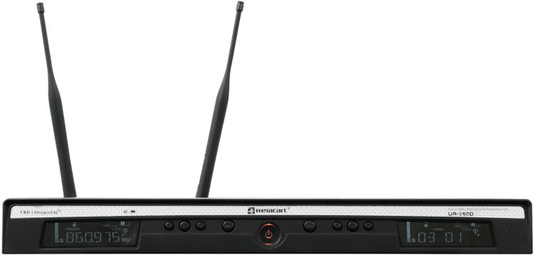 RELACART UR-260D 2-Kanal-UHF-Empfänger -B-Stock-