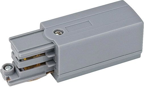 Left Feed-in Connector  Silver (RAL9006)