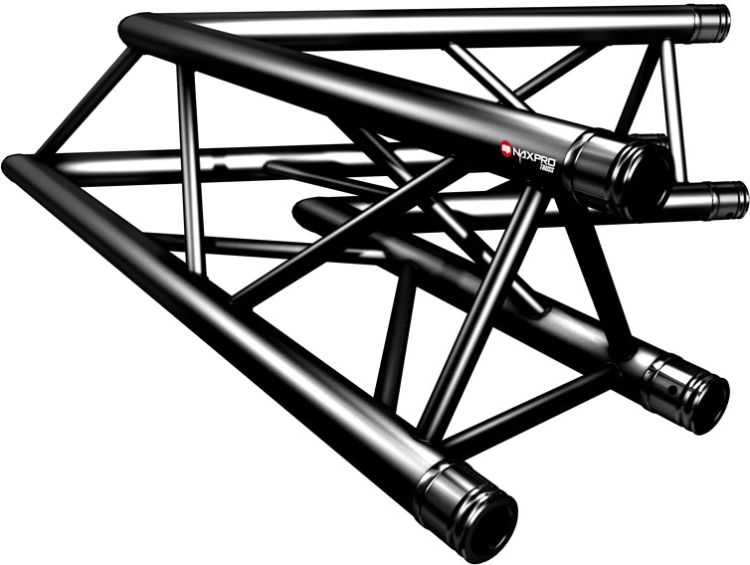 Naxpro-Truss FD 33 C20 60° 2 Weg Winkel
RAL9005 - Schwarz - Seidenmatt