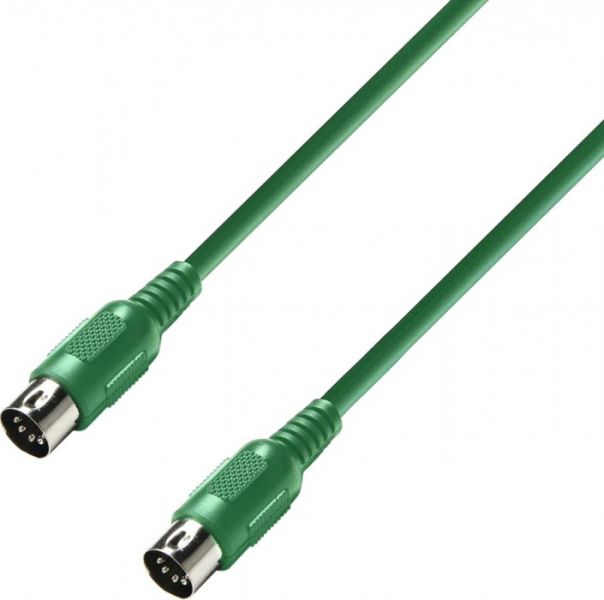 Adam Hall Cables K3 MIDI 0075 GRN MIDI Kabel 0,75 m grün